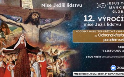 12. výročí mise Ježíš Lidstvu 9. 11.2022